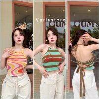 ✨✨??? ?????????? ✨✨  “Knit Top Summer” ผ้า knitting ทอแน่นๆงานสวยมากๆรุ่นนี้มีดีเทลด้านหลัง โชว์หลัง มีห่วงสีเงินกลมๆด้านหลังเสื้อ เพิ่มความมีอะไรเข้าไปอีก จะใส่ไปทะเล หรือไปสงกานต์ก็เริ่ดน้า สีสันน่ารักสุดๆ