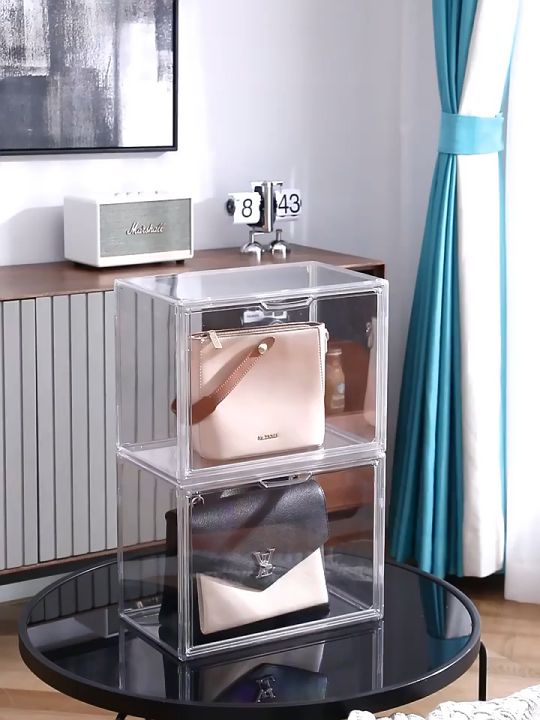 Acrylic Transparent Luxury Bag Storage Box Home Living Room Figure