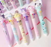 ปากกาลูกลื่น 10สีใน1แทง