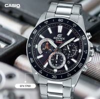 CASIO EDIFICE EFV-570D-1A คาสิโอ นาฬิกาชาย สายสแตนเลส กันน้ำ ของแท้รับประกันศูนย์