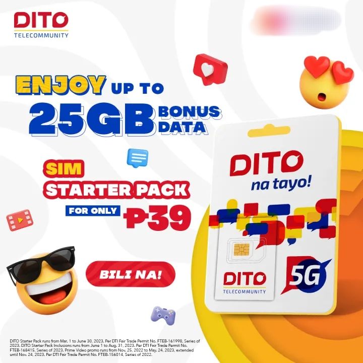 DITO Simcard Starter Pack | Lazada PH