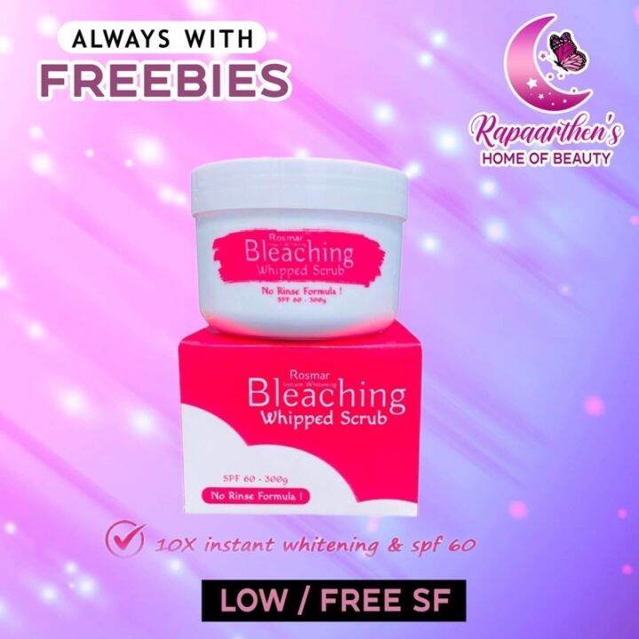 Rosmar Bleaching Whipped Scrub No Rinse Formula Safe To Use Pregnant