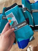 San Francisco sky line crossfit powerlifting socks