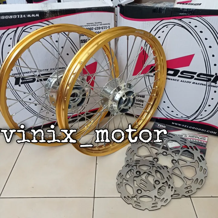 Velg Satria FU Lama/ Injeksi Sepasang Depan Belakang - Velg Paketan