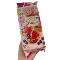 [พร้อมส่ง] Fujiya Palettiere Berry Berry คุกกี้ทาร์ตที่มีผลไม้และช็อคโกแลต  คุ๊กกี้พาเลท ญี่ปุ่น รสผลไม้รวมเบอร์รี่ 1 ห่อมี 8 ซองย่อย 80 กรัม