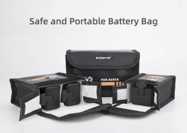 sunnylife-battery-safe-bag-li-po-safe-bag-protective-explosion-proof-accessories-for-dji-avata-drone