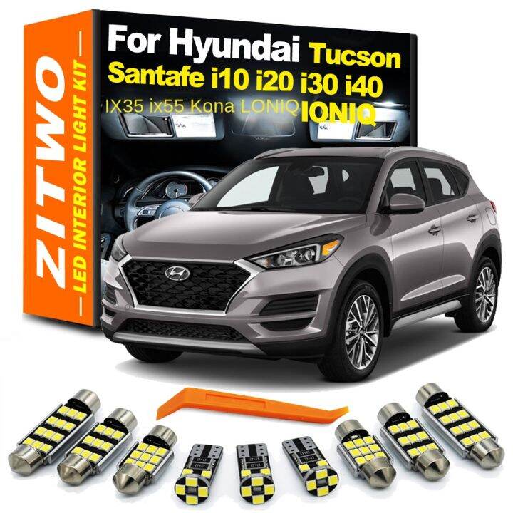 ZITWO LED Interior Dome Map Reading Light Bulb Kit For Hyundai Tucson