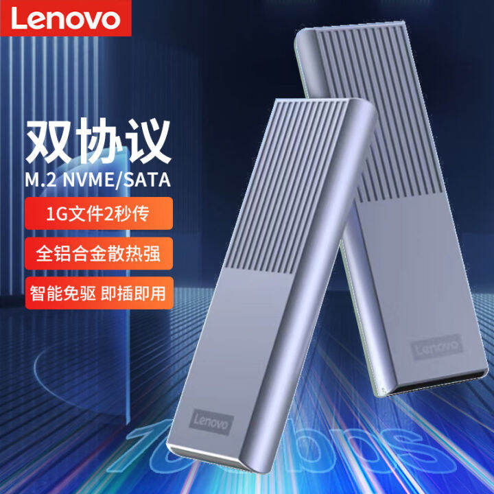 Lenovo M.2 NVMe/SATA Dual Protocol Solid State HardDisk Cartridge TypeC/Usb3.2 Movable