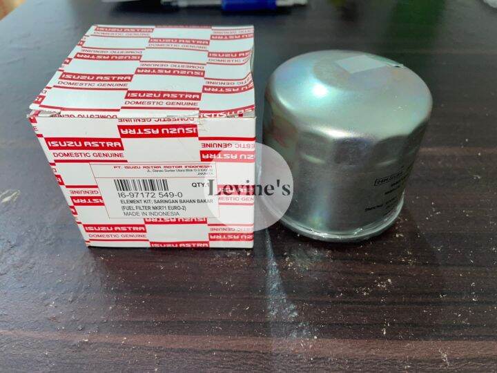 filter solar atas elf ori / saringan bahan bakar nkr / fuel filter