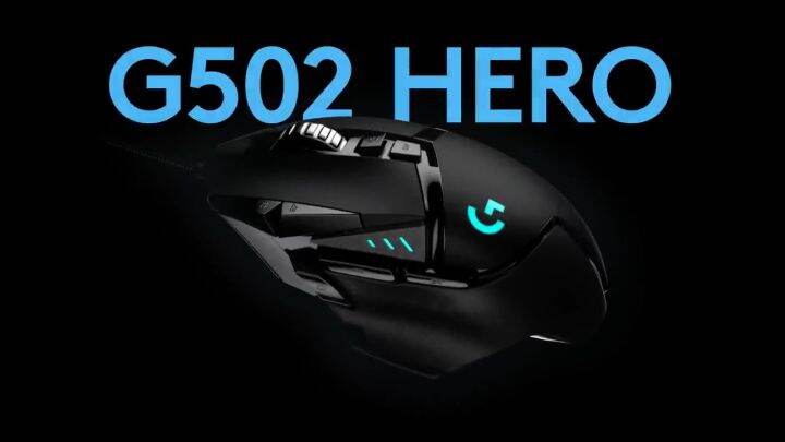 Logitech G502 Hero High-Performance Wired Gaming Mouse, RGB, 11  Programmable Buttons, Black 