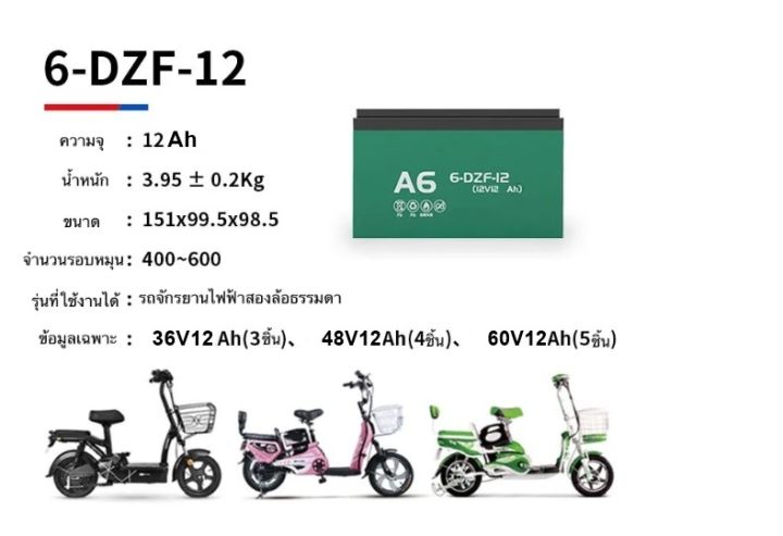 แถมสายต่อ-น็อตฟรี-แบตเตอรี่-4ก้อน-12v-8ah-12ah-15ah-20ah-24ah-30ah-แบตเตอรี่แห้ง-แบตเตอรี่แท้-แบตเตอร์รี่รถไฟฟ้า-แบตเตอรี่ตะกั่ว-battery-ใช้งานทั่วไป-จักรยานไฟฟ้า-สามล้อไฟฟ้า-มอเตอร์ไซค์ไฟฟ้า-สกู๊ตเตอ