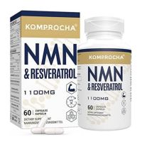 NMN + Trans-Resveratrol 99% Purity+ Black Pepper 1100mg