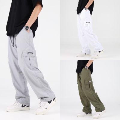 LOOKER - NYLON CARGO PANTS ITEM (กางเกงขายาว ผ้าร่ม)