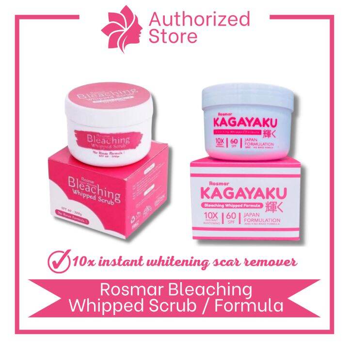 Rosmar Kagayaku Bleaching Whipped Formula/Scrub 300g Lazada PH