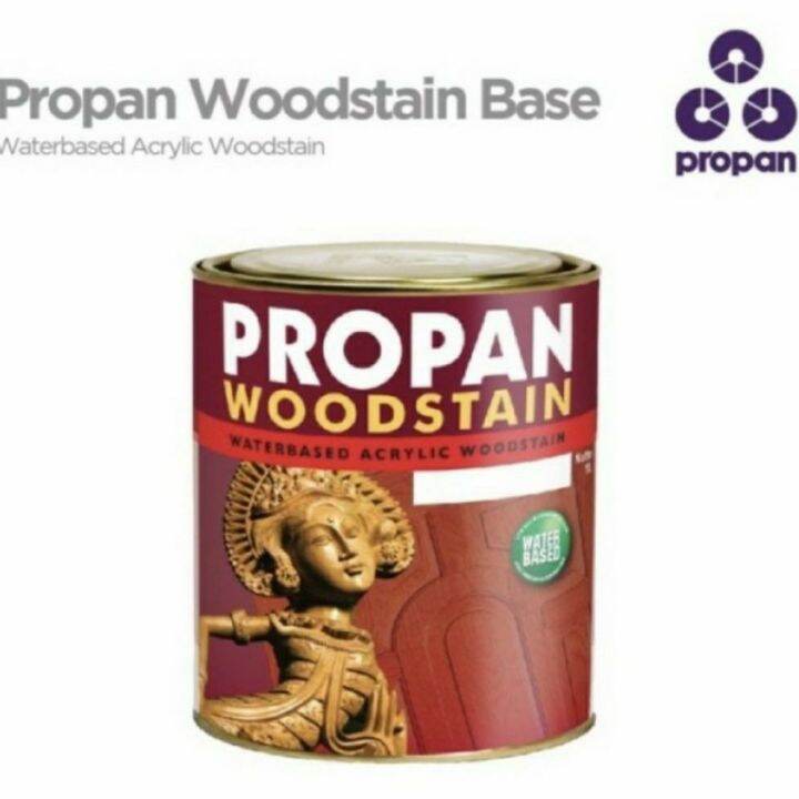 Propan Wood Stain Waterbassed L Pws Cat Kayu Politur Plitur Liter