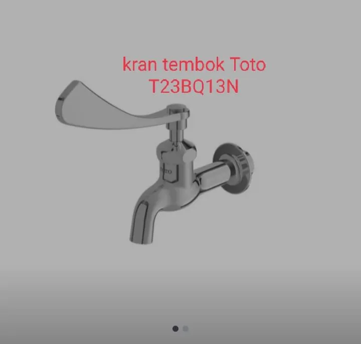 Kran Tembok Toto T23BQ13N/kran Dinding Toto T23BQ13N | Lazada Indonesia