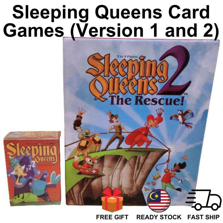 Sleeping Queens 2 The Rescue Board Game Family Games Kids Arithmetic