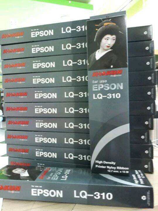 ตลับผ้าหมึกดอทเมตริกซ์-epson-lq-310-s015639-shokun-ตลับหมึกเทียบเท่าสีเข้ม