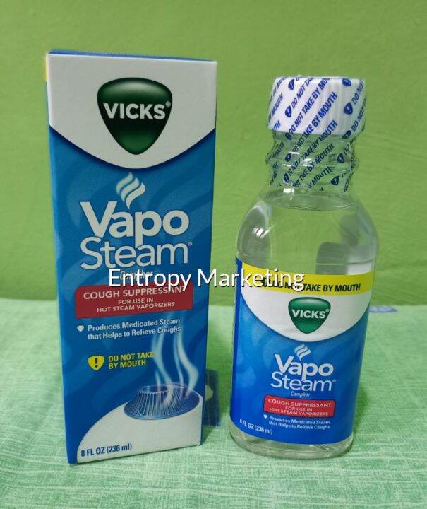 Vicks vaporizer Liquid 236 ml vaposteam for vaporizer and steam inhaler