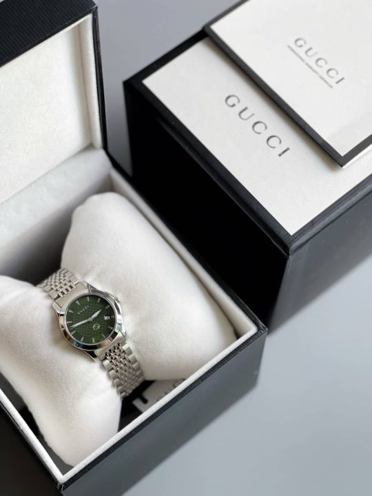 นาฬิกาข้อมือ-new-gucci-g-timeless-watch-หน้าปัดเขียว-ขนาด-27mm