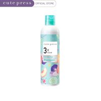 [ใหม่] CUTE PRESS 3X NATURAL ANTI HAIR FALL คิวเพรส แชมพู ป้องกันผมร่วง ผมขาดหลถดร่วง ขนาด300ml (1ขวด) ของแท้