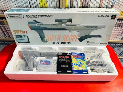 ตลับแท้ Super Famicom(japan)  Super Scope 6 Bazooga gun (boxset)
