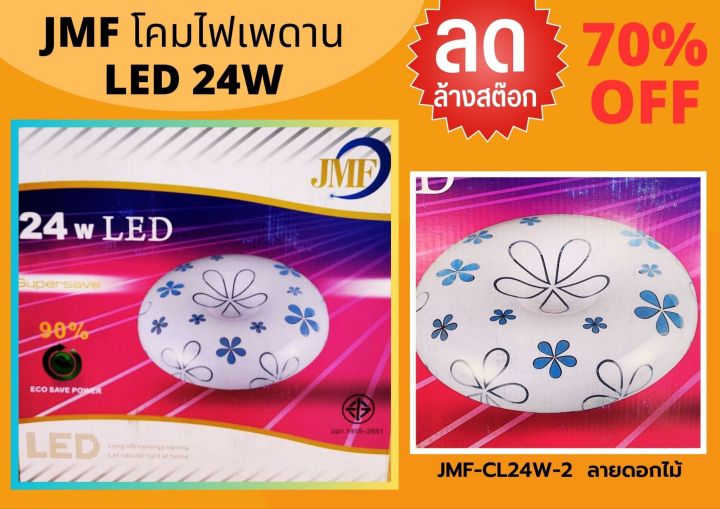 jmf-โคมไฟเพดานled-24w-แสงขาว-ขนาด15นิ้ว-มอก-1995-2551