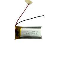 102040 แบตเตอรี่ Lithium polymer 3.7v 1000mAh สำหรับอุปกรณ์ขนาดเล็ก แบบ 2 สาย