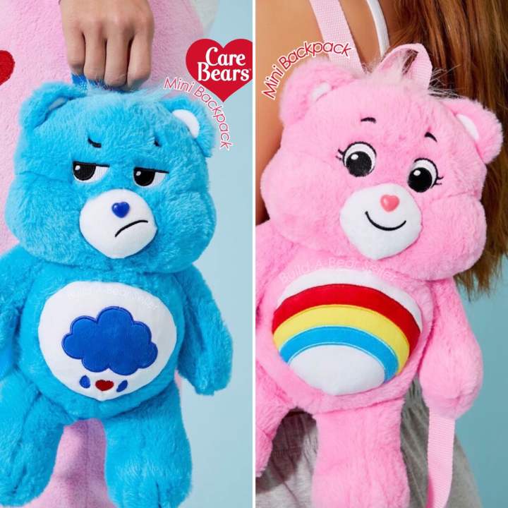 สินค้าใหม่-พร้อมส่ง-กระเป๋าสะพาย-ตุ๊กตาแคร์แบร์-carebears-mini-backpack-สินค้านำเข้าจากอเมริกาแท้