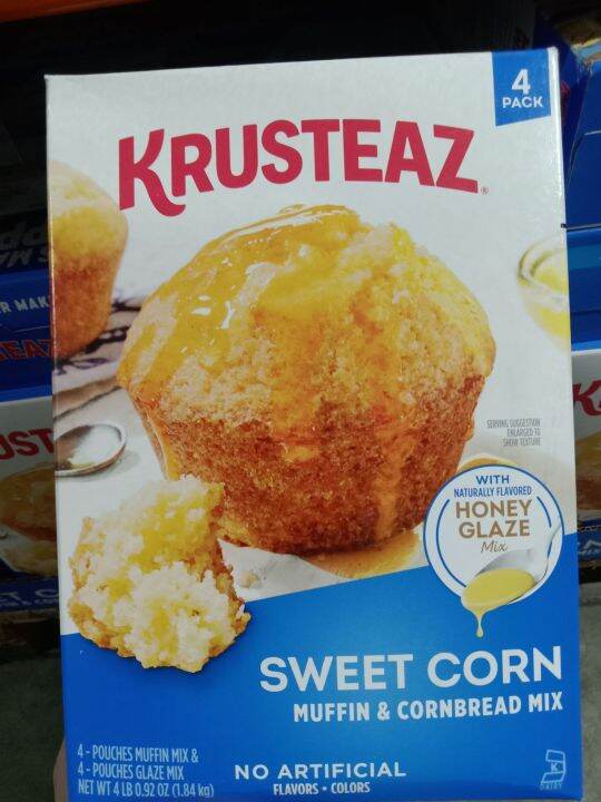 KRUSTEAZ MUFFIN & CORNBREAD MIX SWEET CORN 1.8KG (USA) 142800 Lazada PH