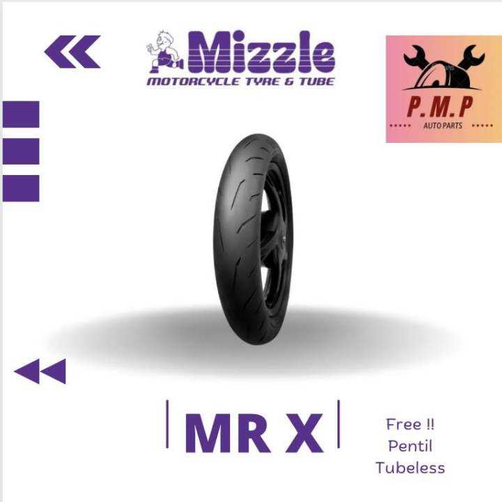 Ban Motor Mizzle MR X 90/80 Ring 14 Tubeless Soft Compound Lazada