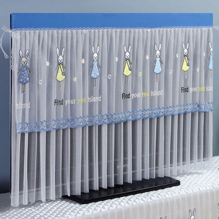 New Lace 55Inch Desktop Cover Towel Television Cover Lazada