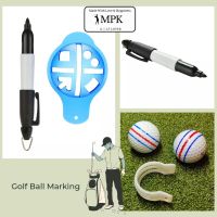 Golf Balls Marker 1 pcs. ที่มาร์ค ลูกกอล์ฟ ช่วยในการพัต ให้ลงหลุมได้แม่นยำขึ้น