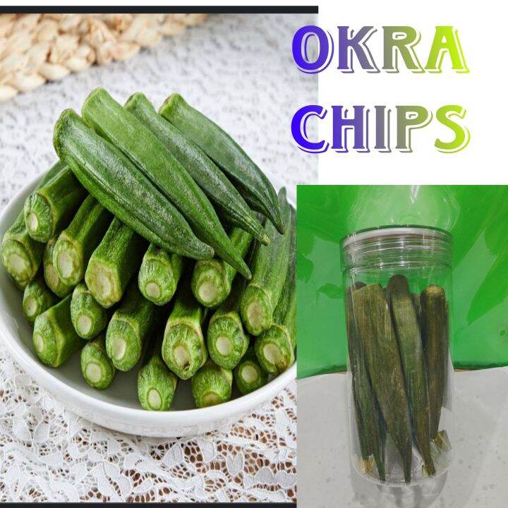 dried okra chips 60 grams Lazada PH