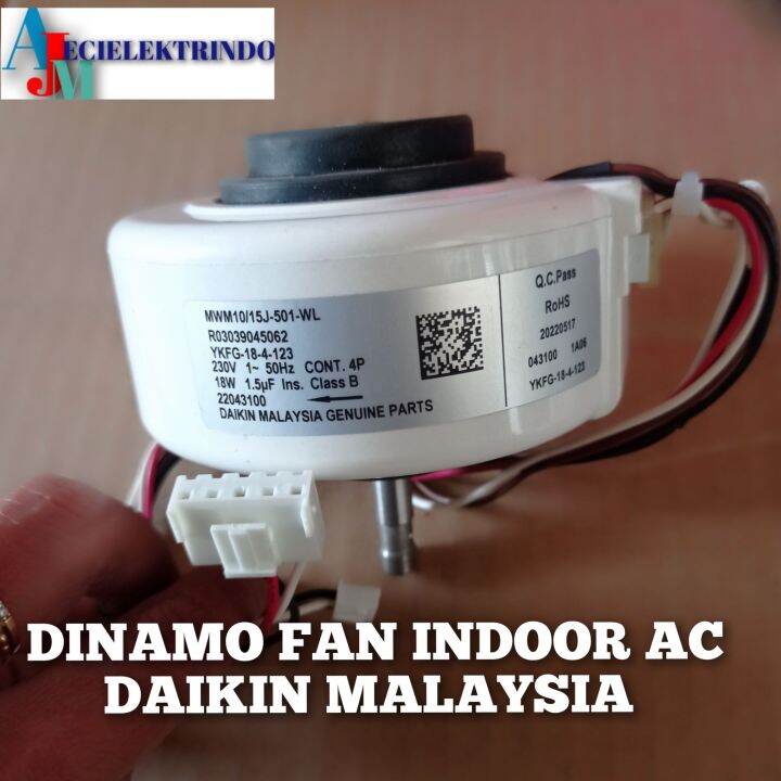 DINAMO MOTOR FAN INDOOR AC DAIKIN MALAYSIA MWM10/15J501WL Lazada
