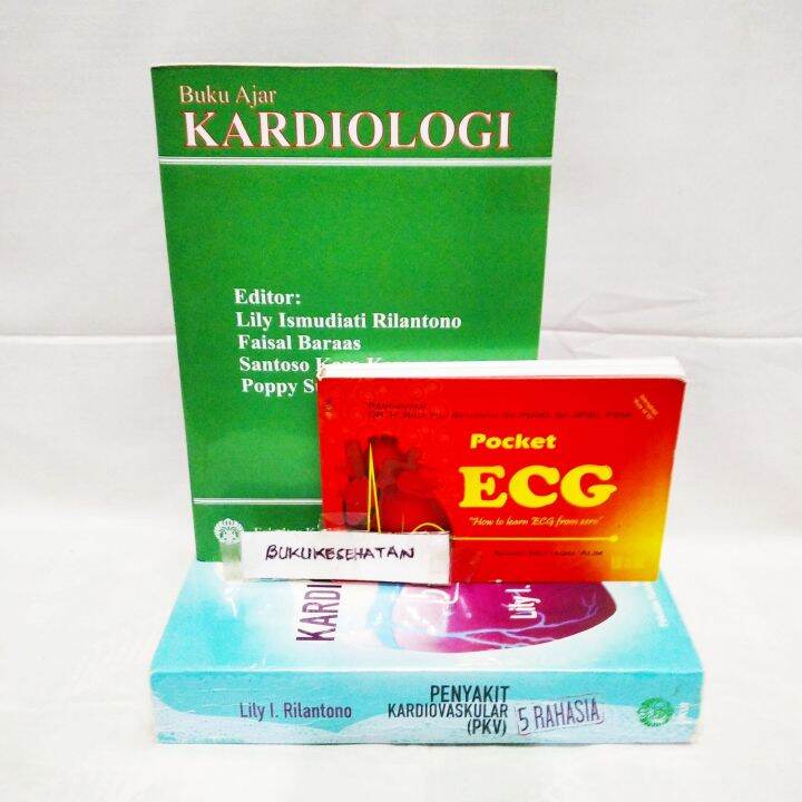 Paket 3 Buku Kardiologi Fk Ui Poket Ecg 5 Rahasia Penyakit