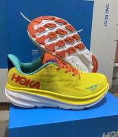 Hoka Clifton 9 Wide (Size40-45) Yellow รองเท้าวิ่งผู้หญิง รองเท้าวิ่งผู้ชาย