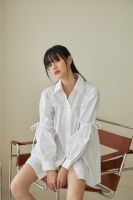 Moonland Bow Sleeves Shirt - White