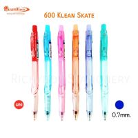 Quantum ปากกาลูกลื่น 0.7 มม. ควอนตั้ม 600 KLEAN SKATE ด้ามคละสี(12 แท่ง)