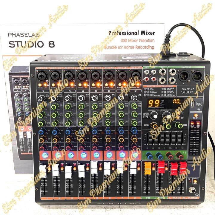Mixer Phaselab Studio 8 Original 8 channel Mixing studio8 phase lab