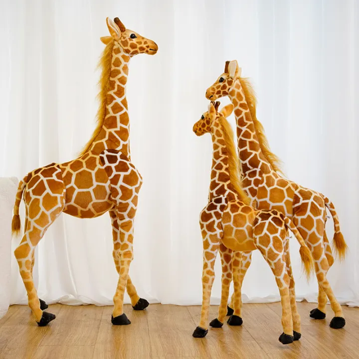 Orange Deer Soft Toys Doll 50-140cm Giant Real Life Giraffe Plush Toys High  Quality Stuffed Animals Dolls Soft Kids Children Baby Birthday Gift Room  Decor | Lazada PH