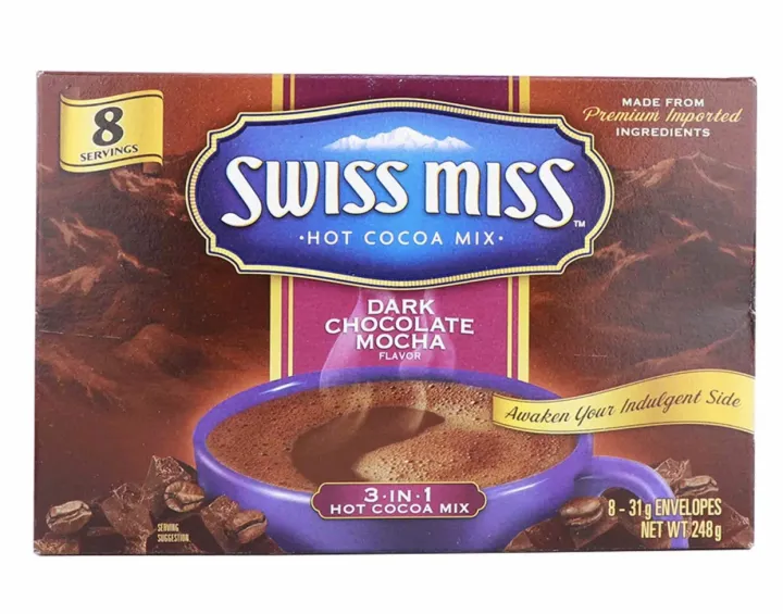 Swiss Miss Hot Cocoa Mix Dark Chocolate Mocha 8pcs | Lazada PH