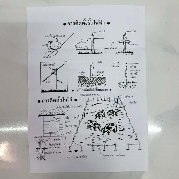 แท้-100-ถูกที่สุด-เครื่องควบคุมรั้วไฟฟ้า-เครื่องช็อตวัว-ล้อมวัว-ล้อมคอก-hm-รุ่น-2-ระบบ-แบบใช้ไฟฟ้าและแบตเตอรี่-ac-dc