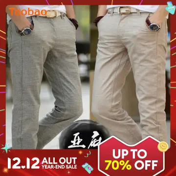 Pure cotton worker trousers Men's autumn new tide brand loose straight pants  Japanese trend trend ins -leg casual pants