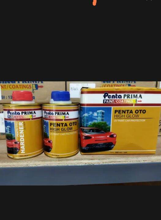 Cat Pernis Vernis Penta Oto clear coat high glow + hardener 500ml