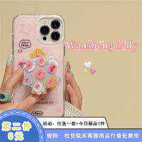 Wansheng เคสโทรศัพท์น่ารักพร้อมขาตั้งสำหรับชิงสวรรค์บีเวอร์ตัวน้อย iphone14promax iPhone 13เคสนิ่มซิลิโคนสองชั้นกันกระแทกไอเดียสร้างสรรค์แบบใหม่สำหรับผู้หญิง14Pro 12สาวน้อยหัวใจ15PM