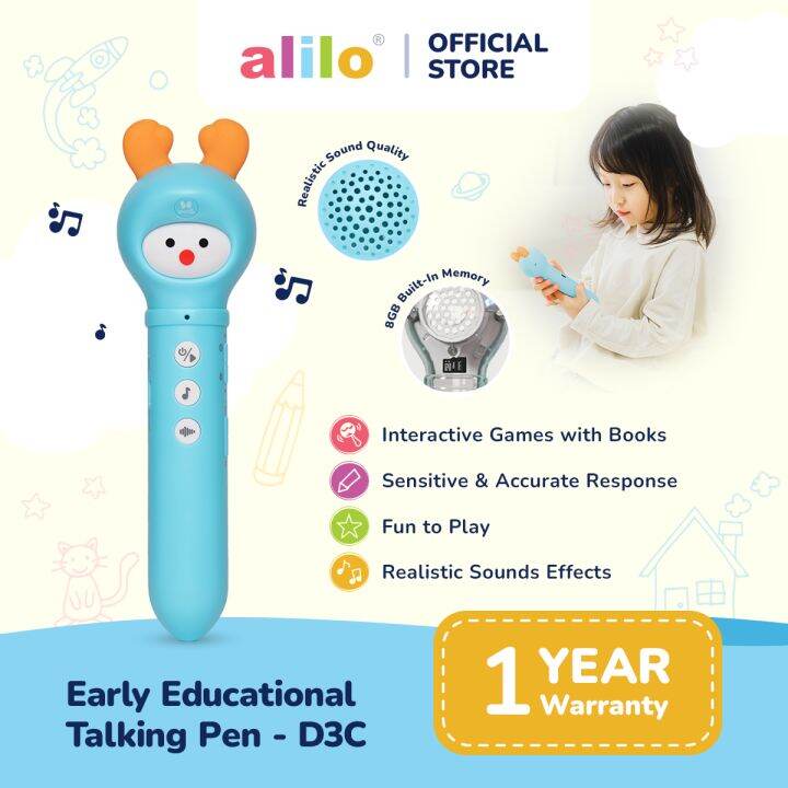 Alilo Early Educational Talking Pen D3C, interactive talking pen set ...