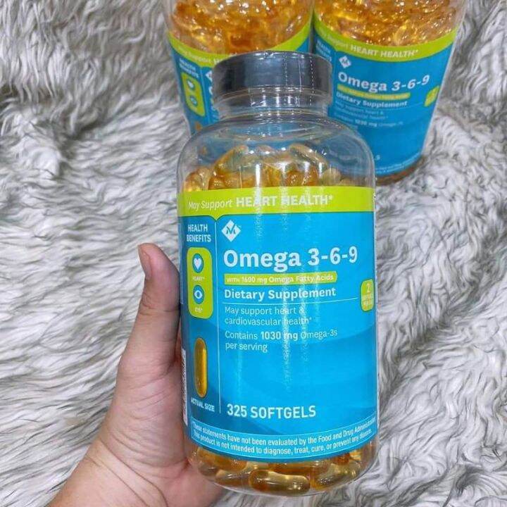 MEMBER'S MARK HEART HEALTH OMEGA 369 [ 325 SOFTGELS ] Lazada