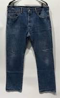 กางเกงยีนส์(มือสองแท้?%) Levis 501 เอวป้าย36” เอววัดจริง37” MADE IN EGYPT (รหัสO57) ยาวทั้งตัว41.5” ยาวจากเป้าถึงปลายขา30.5” ปลายขากว้าง8.5” *** สนใจสอบถ