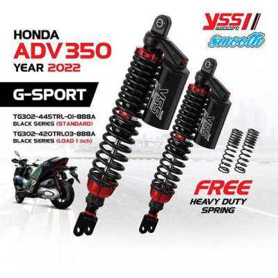 โช้คหลัง Yss G-Sport Black series 445/420mm. #ตรงรุ่นADV350 #ของแท้💯